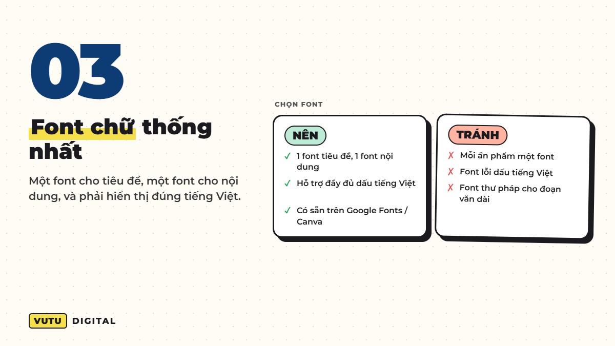 Bộ nhận diện tối thiểu: 6 thứ doanh nghiệp nhỏ nên có trước tiên 4 3. Font chữ