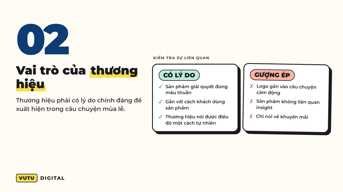 Bước 2: Xác định vai trò của thương hiệu