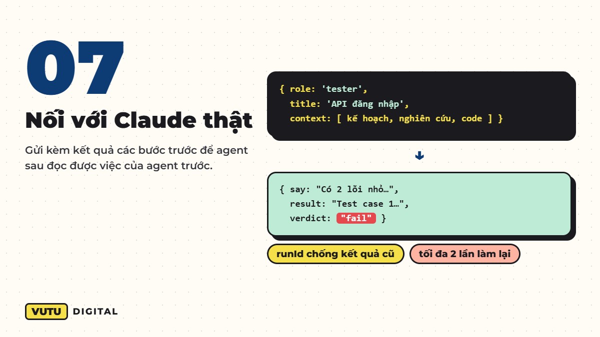 Tự làm khu rừng AI Agent 3D với gấu Taro: 7 bước kèm code (tải PDF miễn phí) 9 Bước 7 nối giao diện với Claude API thật