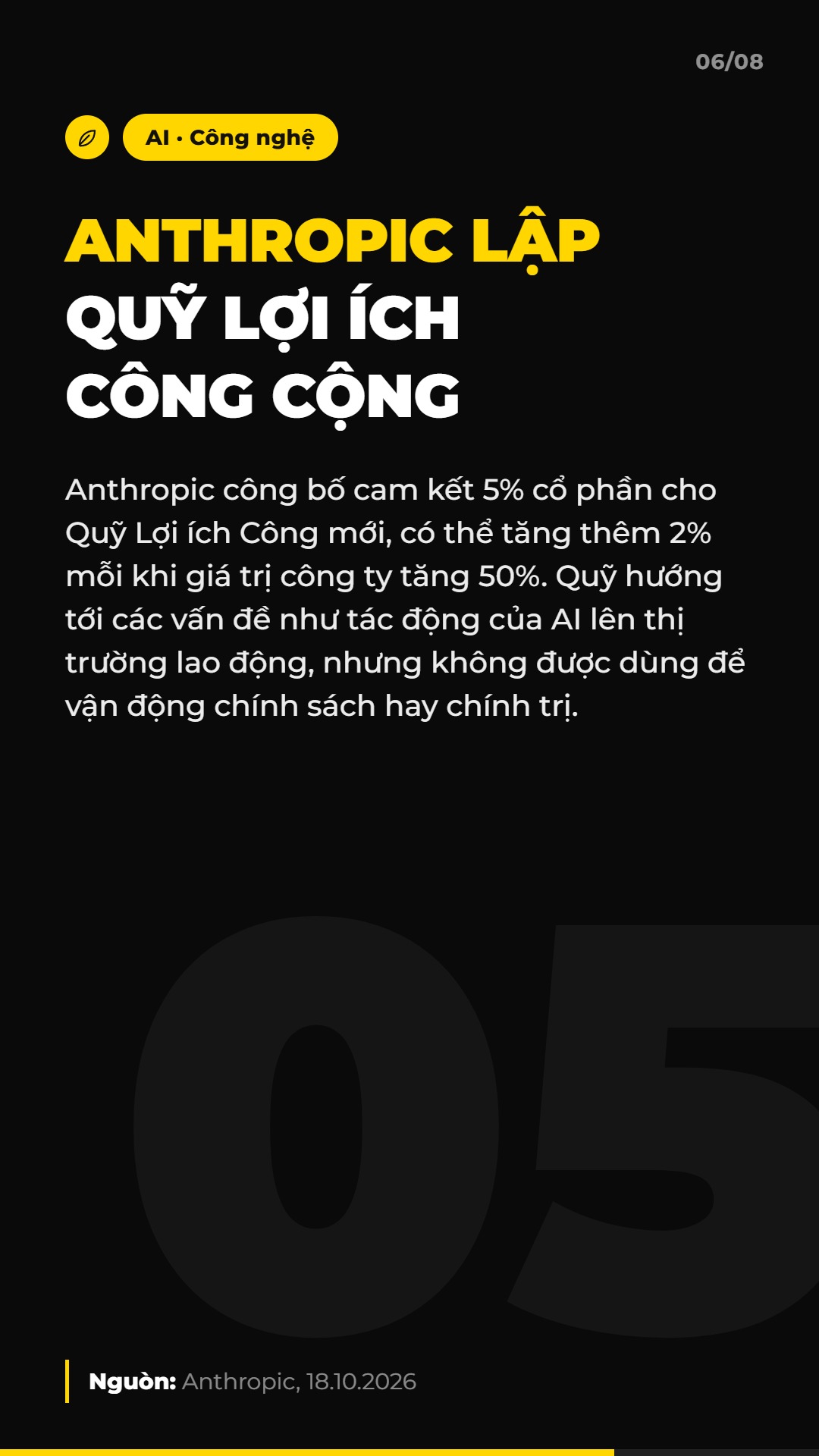 AI Daily 18.10.2026: TikTok Shop nộp thuế thay affiliate, Anthropic lập quỹ lợi ích và 4 tin AI & Marketing đáng chú ý 7 Tin 5: Anthropic lập quỹ lợi ích công cộng