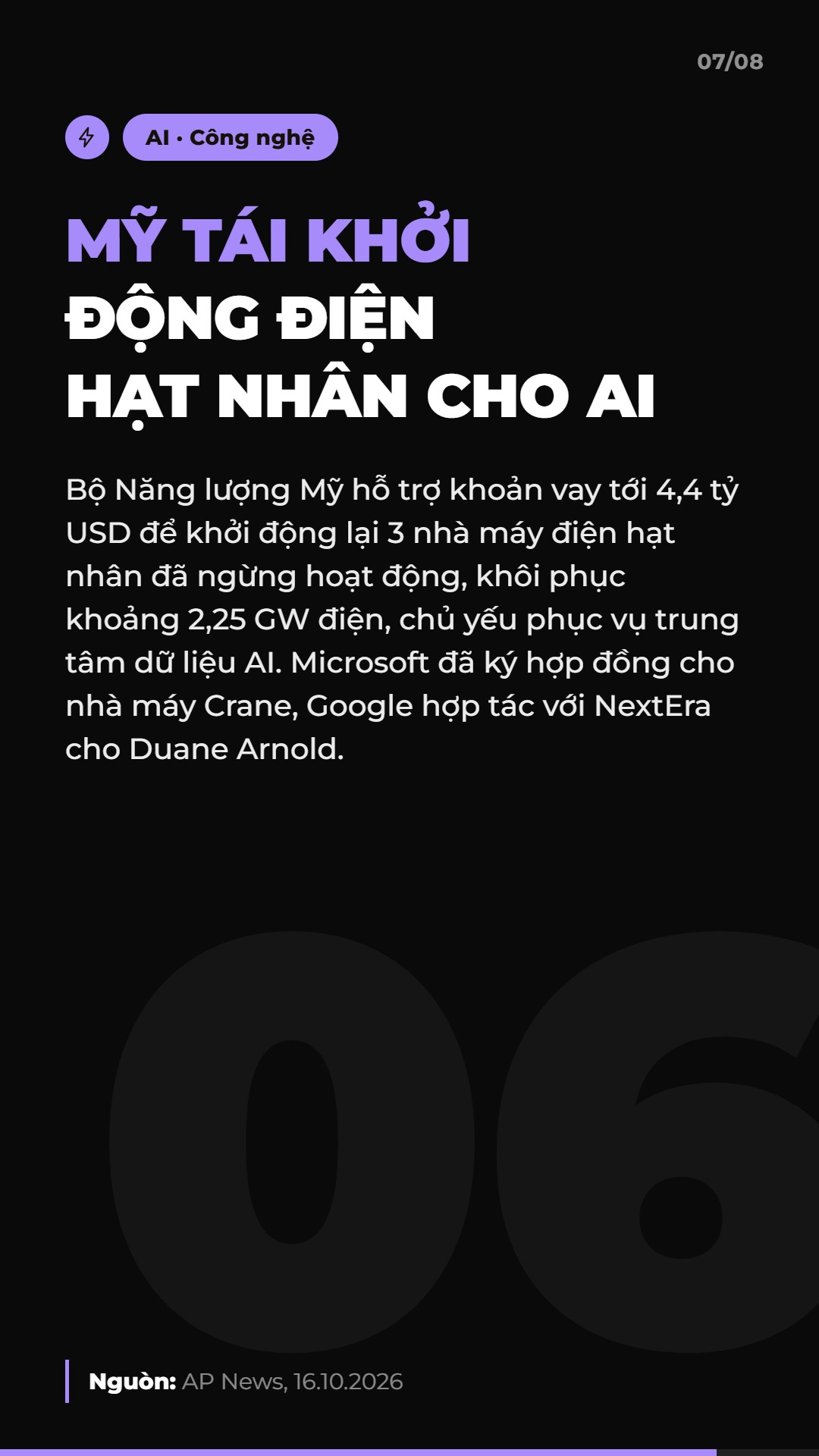 AI Daily 18.10.2026: TikTok Shop nộp thuế thay affiliate, Anthropic lập quỹ lợi ích và 4 tin AI & Marketing đáng chú ý 8 Tin 6: Mỹ tái khởi động điện hạt nhân cho AI