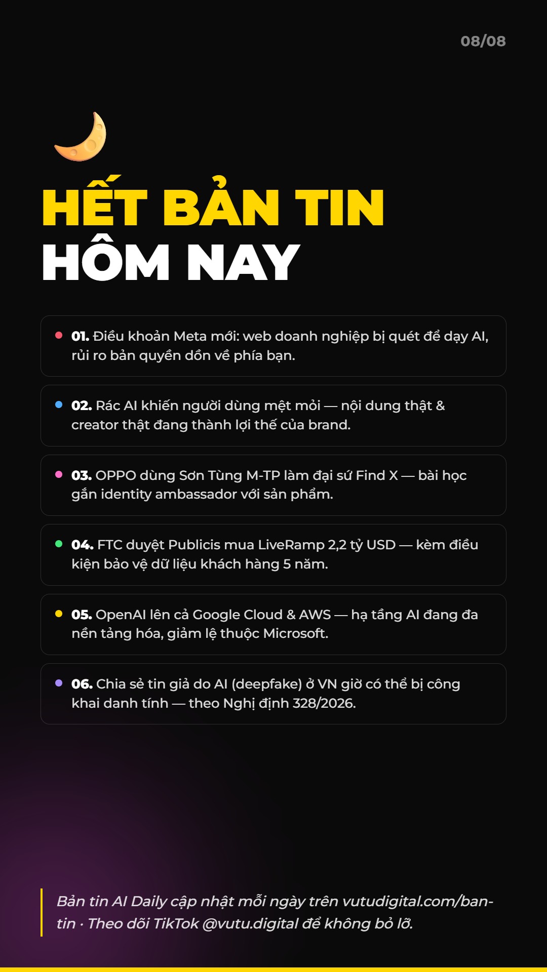 AI Daily 22.10.2026: Sơn Tùng M-TP làm đại sứ OPPO, OpenAI lên Google Cloud và 4 tin AI & Marketing đáng chú ý 9 Tổng kết bản tin AI Daily 22.10.2026