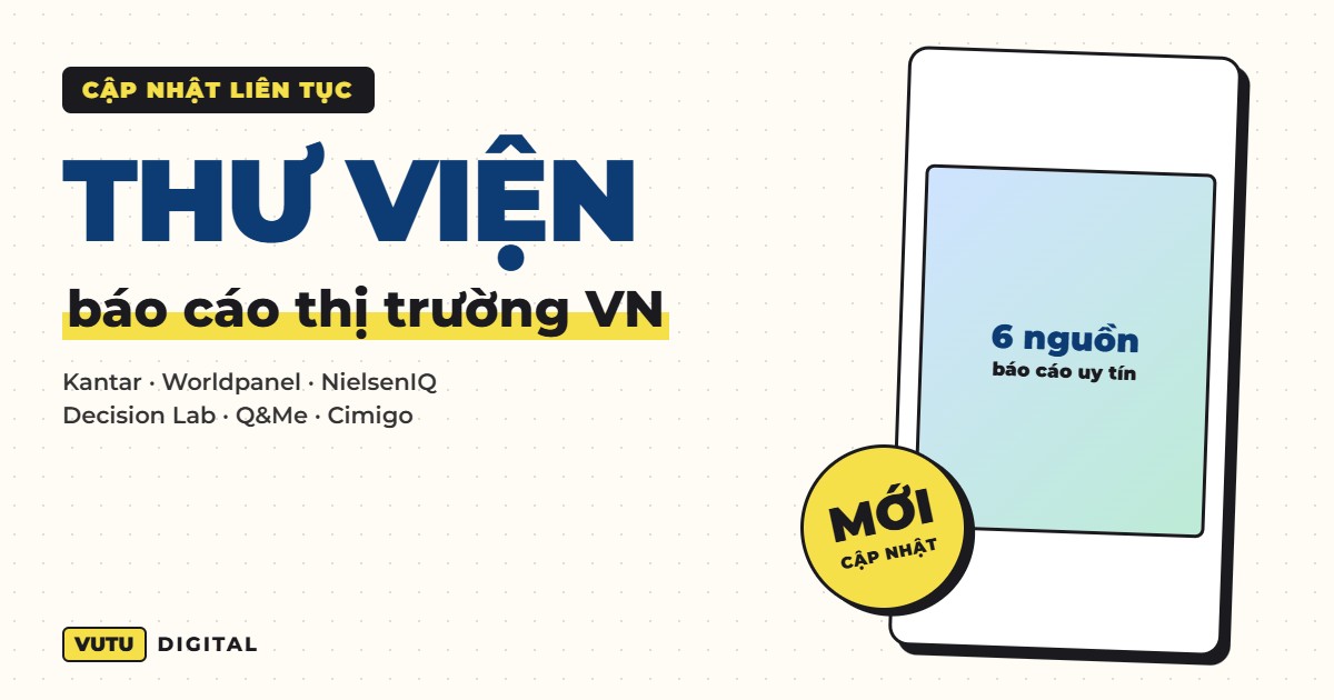 Thư viện báo cáo thị trường Việt Nam: tóm tắt Kantar, NielsenIQ, Decision Lab cho marketer (cập nhật liên tục) 3 Thư viện báo cáo thị trường Việt Nam: tóm tắt Kantar, NielsenIQ, Decision Lab cho marketer (cập nhật liên tục)